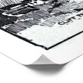 ヴィンテージコロラドの地図（1912年） ポスター (角)