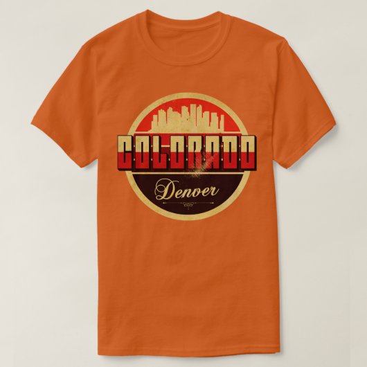 ヴィンテージコロラドデンバー Tシャツ (デザイン正面)
