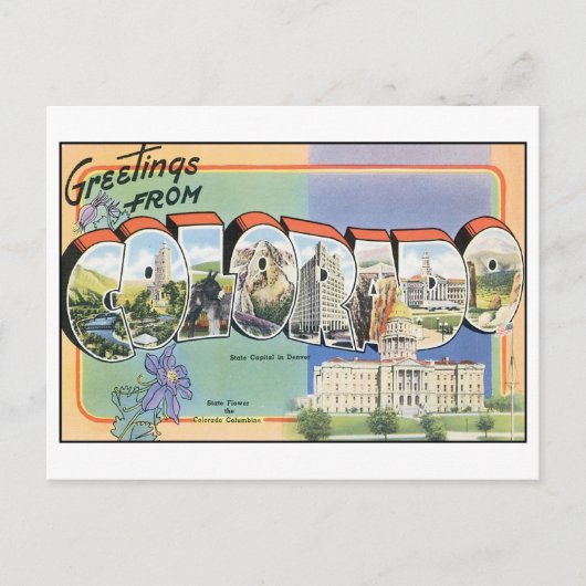 ヴィンテージコロラドポストカード ポストカード (正面)