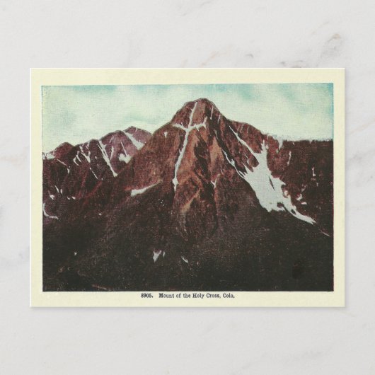 ヴィンテージコロラド山脈 ポストカード (正面)