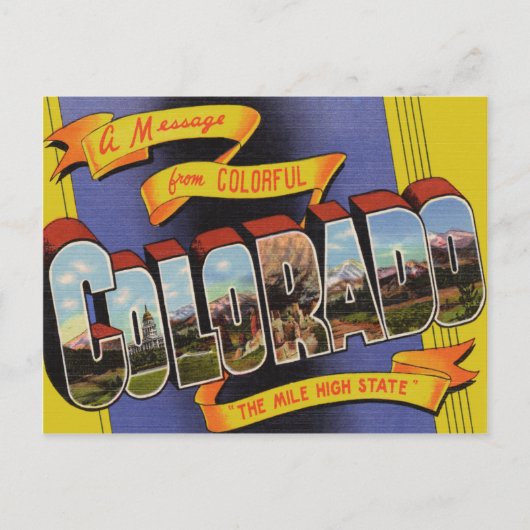 ヴィンテージコロラド ポストカード (正面)
