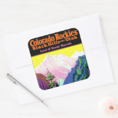 ヴィンテージコロラド～風光明媚なマルベルズの土地 スクエアシール (封筒)