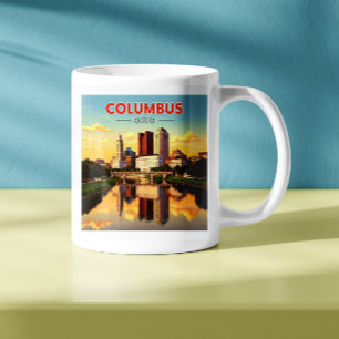 ヴィンテージコロンバスオハイオ コーヒーマグカップ