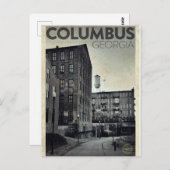 ヴィンテージコロンバス旅行はがき ポストカード (正面/裏面)