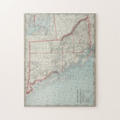 ヴィンテージコロンビアの地図(1901年) ジグソーパズル (縦)