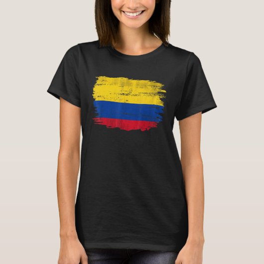 ヴィンテージコロンビア国旗 Tシャツ (正面)