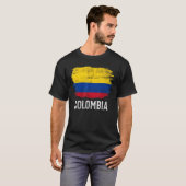 ヴィンテージコロンビア国旗 Tシャツ (正面フル)