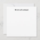 ヴィンテージコロンビア水彩挨拶カード カード (裏面)