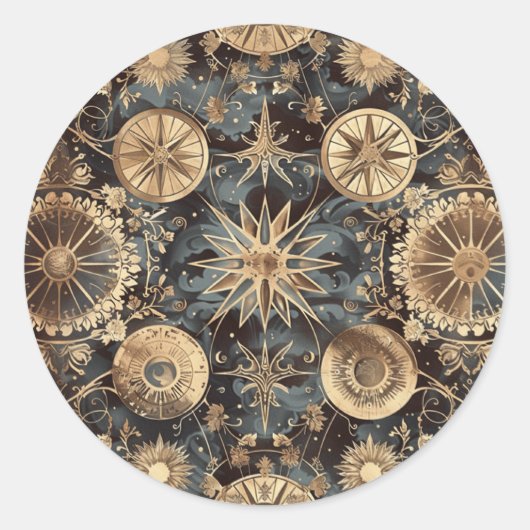 ヴィンテージコンカスタムパス文字 ラウンドシール (正面)