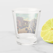 ヴィンテージコングレ通り，ポートマス， NH写真 ショットグラス (裏面)