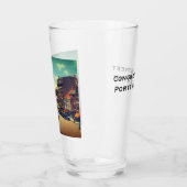 ヴィンテージコングレ通り，ポートマス， NH写真 タンブラーグラス (左)