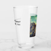 ヴィンテージコングレ通り，ポートマス， NH写真 タンブラーグラス (右)