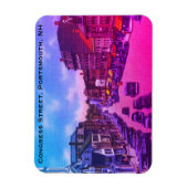 ヴィンテージコングレ通り,ポートマス, NH写真 マグネット (縦)