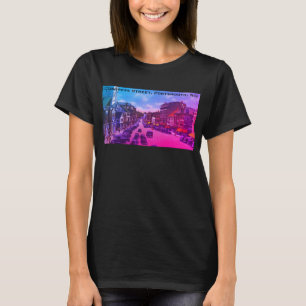 ヴィンテージコングレ通り,ポートマス, NH写真 Tシャツ