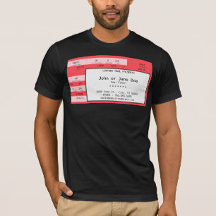 ヴィンテージコンサートのチケット Tシャツ