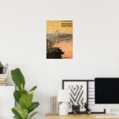 ヴィンテージコンスタンチノープル旅行広告 ポスター (ホームオフィス)