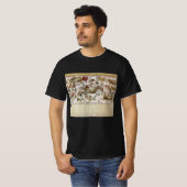 ヴィンテージコンステレーションスターマップバイバックアとブローン Tシャツ (正面フル)