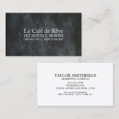 ヴィンテージコンテンポラリーシャルボード名刺 名刺 (正面/裏面)