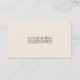 ヴィンテージコンテンポラリー型 名刺