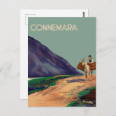 ヴィンテージコンネマラアイルランド旅行はがき ポストカード (正面/裏面)