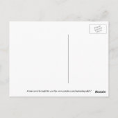 ヴィンテージコンバーチブルカーの国内出張 ポストカード (裏面)