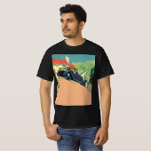 ヴィンテージコンバーチブルカーロードトリップ Tシャツ (正面フル)