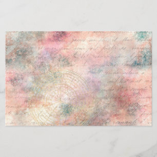 ヴィンテージコンパスエフェメラデクページスクラップブック紙