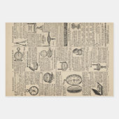 ヴィンテージコンパスカタログページ ラッピングペーパーシート (正面3)