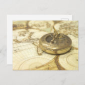ヴィンテージコンパストラベラー ポストカード (正面/裏面)
