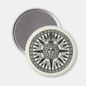 ヴィンテージコンパスバラサン マグネット (正面/裏面)