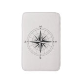 ヴィンテージコンパスバラ バスマット (正面縦)