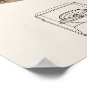 ヴィンテージコンパスポスター ポスター (角)