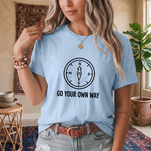 ヴィンテージコンパス方向の引用 ユニセックスTシャツ Tシャツ