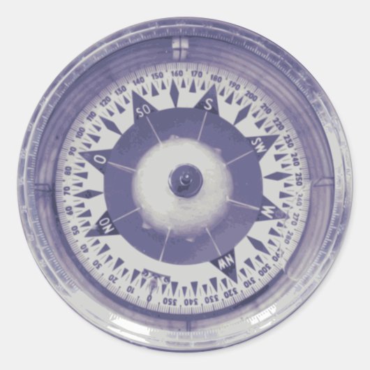 ヴィンテージコンパス航海の ラウンドシール (正面)