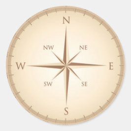 ヴィンテージコンパス ラウンドシール