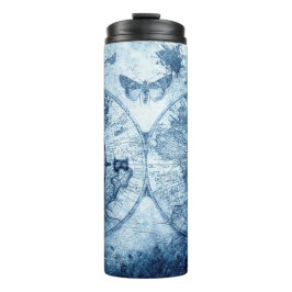 ヴィンテージコンパス |青グランジ海航海の図 タンブラー