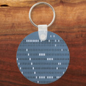 ヴィンテージコンピューター穿孔カード キーホルダー (正面)