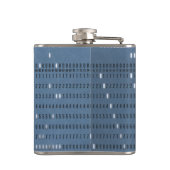 ヴィンテージコンピューター穿孔カード フラスク (裏面)