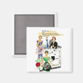 ヴィンテージコンロ マグネット (正面/裏面)