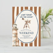 ヴィンテージコースタルライトハウスバチェロレッテ 招待状 (スタンド正面)