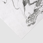 ヴィンテージコートオブアームズUnicorn Ephemera Decopage 薄葉紙 (詳細)