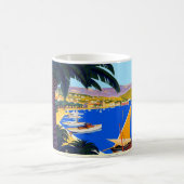 ヴィンテージコートダジュールヒバーエテバンドールタンブラー コーヒーマグカップ (中央)