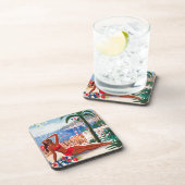 ヴィンテージコートダジュールビーチガール コースター (右側)