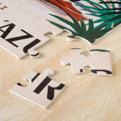 ヴィンテージコートダジュールビーチガール ジグソーパズル (側面)