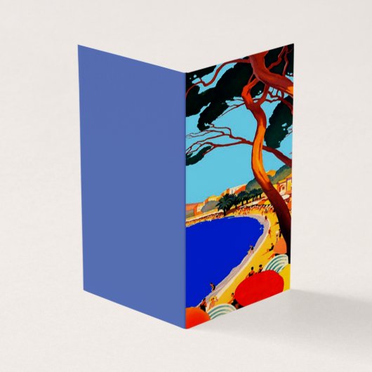 ヴィンテージコートダジュールフランスのトラベルカード (外部)