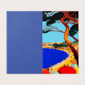 ヴィンテージコートダジュールフランスのトラベルカード (外部フラット)