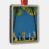 ヴィンテージコートダジュールフランスの旅行オーナメント メタルオーナメント (右)