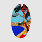 ヴィンテージコートダジュールフランスの旅行 オーナメント (正面)