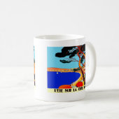 ヴィンテージコートダジュールフランスの旅行 コーヒーマグカップ (正面右)