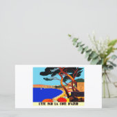 ヴィンテージコートダジュールフランスの旅行 シーズンカード (スタンド正面)